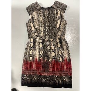 Exceptional Yoana Baraschi  Urban Reptile size 12 knit dress